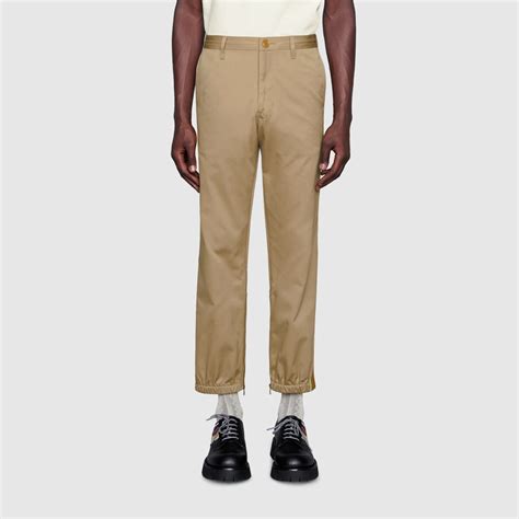 gucci khaki pants|Gucci pants price.